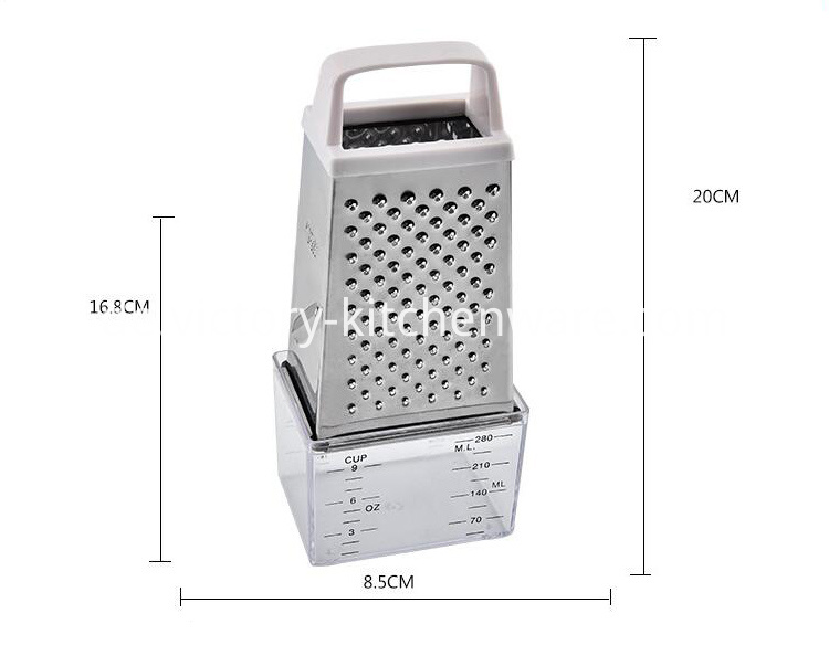 Käsereibe mit Messbecher cheese grater with measuring cup